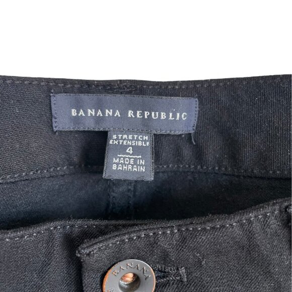 Banana Republic Stretch Black Legging Jegging Mid-Rise Skinny Size 4 - Picture 6 of 16